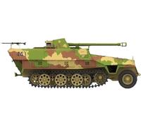 Das Werk 1:16 Model Kit Sd.kfz. 251/22 Pakwagen Armored Fighting Vehicle Model Kit, Adults