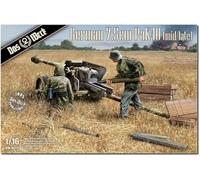 Das Werk DW16020 7.5 cm Pak40 (Mid/Late) 2-1 Scale 1:16 Model Building Plastic Construction Kit