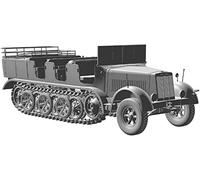 Das Werk 35037 Mtl. Zgkrwg. 8t Sd.Kfz.7 Half Track w/Crew 1:35 Model Kit