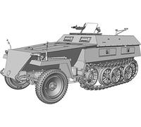 Das Werk - Semi-Tracked Model Le.SPW Sd.kfz.250/1 Ausf.b (neu) 35029|1:35 Model Char Promo