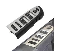 Dasbecan Window Master Switch Compatible with 2010-2013 Chevy Silverado/GMC Sierra Bezel Mirror Lock Without Power Folding Mirror Replace#22968506 20945129