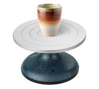 DASBET 18cm/7in Pottery Wheel Heavy Duty Turntable Pottery Sculpting Wheel with Non-Skid Base Pottery Metal Banding Wheel for Clay Ceramics & Decorating