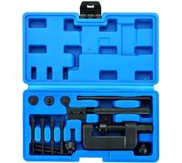 DASBET 19PCS Chain Breaker Tool Kit | Motorcycle Chain Breaker Set Chain Breaker Rivet Cutter with C-Frame Press 3 Anvils 5 Break Tips Chain Link Removal Tool for Motorcycle, Bike, ATV Chains