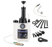 DASBET 3L Transmission Fluid Pump Kit Transmission Filler Pump | with 12pcs ATF Adapters, Manual Transmission Fluid Transfer Pump with Pressure Gauge