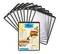 DASBET A4 Menu Covers Restaurant Menu Holder 1 Page 2 View Menu Covers