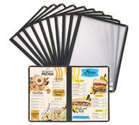 DASBET A4 Menu Covers Restaurant Menu Holder 2 Page 4 View Menu Covers