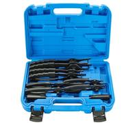 DASBET Snap Ring Plier Set 11PCS Straight & Bent Retaining Ring Pliers w/Hook & Pick Heavy Duty Internal External Pliers Circlip Combination Retaining Clip for Car Trunk Motorcycle