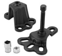 DASBET Universal Front Wheel Hub & Rear Axle Puller Set, Flange Type Bearing Remover Tool Kit for 3-3/4" to 5-1/2" IDs with 5/8"-18 Forcing Bolt, Heavy Duty Automotive Hub Bearing Removal Tool