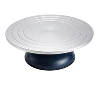 DASBSTE Robust Metal Turntable Potter's Wheel with Ball Bearing, Non-Slip Base up to 18 kg Load Capacity for Ceramic Clay Work Cake Decoration Model Making Manual Pottery Wheel (30 cm)