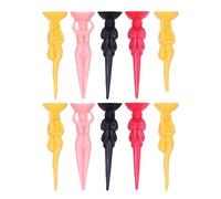 Dasbsug 10Pcs Funny Lady Golfs Tees Practice Training Balls Holder Stand Gifts For Men At Birthdays Funny Nude Lady Golf