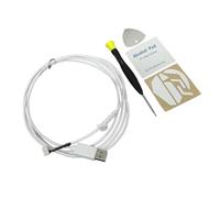 Dasbsug 2. Enhanced Anti-Friction Feet & Rubber Cable Set with Tool for G502 Corded Gaming Skates Feet Pad