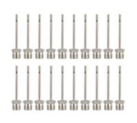 Dasbsug 20Pcs Inflatable Needle Replacement Stainless Inflation For Basketball Soccer Volleyball Balls Air Pumps Metal Inflation Needle