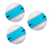 Dasbsug 3pcs Enhancing Accuracy 3 Layer Games For Competition 360 Degree Precisions For Women Men Golf Balls