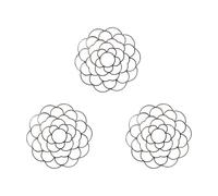 Dasbsug 3Pcs Iron Wire Floral Gridded Organiser Iron Wire Frog Insert For Vases Flower Arrangement Bouquets Home Decoration Flower Pot Insert