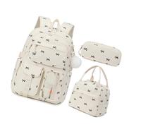 Dasbsug 3PCS School Backpacks With Pencil Case Light Weight Bookbags For Girl Womens Lovely Bookbags Travel Schools Bag Gift School Backpacks With Lunch Bag