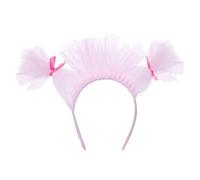 Dasbsug Anime Figure Charm Headwear Tulle Fabric Headband Children's Halloween Party Hair Ornament For Girls Hair Accessory