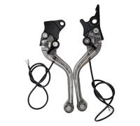Dasbsug Brake Clutches Levers Handle Easy Installation for CG125 Motorcycle Modification Accessories Levers with LED Light Lever