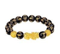 Dasbsug Elastic Handchain Handmade Attract Wealth And Good Unisex Alloy Stone Bead Jewelry For Prosperity