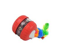 Dasbsug Electric Teaser With Auto-Activation Interactive Chaser Toy For Felines Indoor Exercise & Entertainment Electric Cats Auto Rotating Chaser