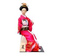 Dasbsug Elegant 12Inch Kimono Dolls Decors Kimono Geisha Dolls Suitable For Japanese Cuisines Establishments And Room Japanese Cultural Ornamentation