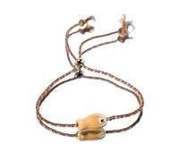 Dasbsug Elegant Multicolor Ceramic Fish Anklet Set Styles Jewelry for Women Casual Party Wear Accessory Pull String