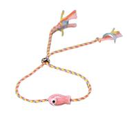 Dasbsug Elegant Multicolor Ceramic Fish Anklet Set Styles Jewelry for Women Casual Party Wear Accessory Pull String