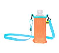 Dasbsug Ergonomic Meshes Cup Sleeve with Shoulder Strap Crossbody Bag for Sports Hiking Drink Container Sports Accessories Portable Crossbody Beverage Sleeve for Outdoors