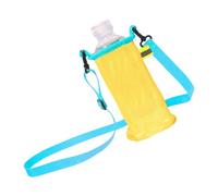 Dasbsug Ergonomic Meshes Cup Sleeve with Shoulder Strap Crossbody Bag for Sports Hiking Drink Container Sports Accessories Portable Crossbody Beverage Sleeve for Outdoors