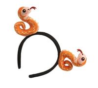 Dasbsug Festive Green Snake Headband For New Year Celebrations Soft Fabric Headpieces Adjustable Headwear For Adults And Child Family Gathering Headband