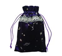 Dasbsug Flannel Tarot Storage Bag Board Game Card Drawstrings Oracles Card Runes Travel Gift Jewelry Pouches Tarot Bag and Pouches with Drawstrings Organizers