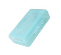 Dasbsug Large Pencil Case Double Layer Clear Pen Storage Box Colored Pencil Organizers Portable Pen for Kid Student School Supplies
