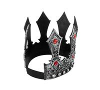 Dasbsug Luxurious Antique King Crowns Hairhoop For Cosplay Party Grooms Costume Props Headpiece Comfortable And Adjustable Royal Crown