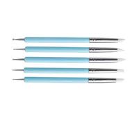 Dasbsug Modeling Dotting Tool Pottery Embossing for Pottery Diys Nails Tools Silicone Clay Sculpting Tools Drawing Styling Dot