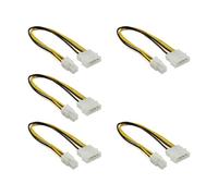 Dasbsug PC Upgraded Adapter 4Pin to 4Pin Male Power Cable Cord Adapter PC Motherboard CPU Supply Line Extension CPU