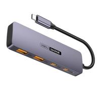 Dasbsug Portable USB C Hubs 10Gbps 3.2 Expansion Adapters PD100W 140W Fast Chargers 4K HDTV For Laptop Mobile Workstations Portable C Hubs For Travel