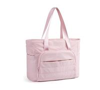 Dasbsug Portable Yoga Mat Holder Quilted Handbag with Multiple Pockets for Essential Women's Travel Gym Large Shoulder Bag Quilted Large Handbag