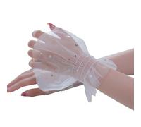 Dasbsug Sparkling Star Glitters Arm Covers Wrist Cuffs Arm Sleeves For Nails Artists Breathable Mesh Photography Hand Accessory Wrist Cuffs Sleeves