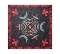 Dasbsug Square Tablecloth Tarot Altars Cloth Game Mat Astrological Oracles Pad Table Covers Card Mat Divinations Table Divination