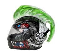 Dasbsug Stylish Cocks Helmets Decoration Easy Install Cocks Wigs For Riders Who Love To Stand Out In Bike Gatherings Breathable Accessory