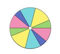 Dasbsug Tabletop Prize Turntable Erasable Reusable Fortunes Wheel Draws Roulette Tabletop Lottery Machine Turntable Erasable Reusable