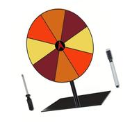 Dasbsug Tabletop Prize Turntable Erasable Reusable Fortunes Wheel Lucky Draws Roulette Tabletop Lottery Machine Turntable Prize Spinnings Game Lucky Draws Rotating
