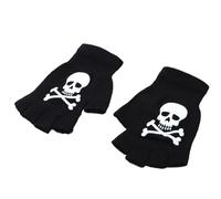 Dasbsug Trendy Warm Thermal Gloves Stylish Skeleton Mitten For Cold Weather Halloween Winter Cycling Skiing Climbing Mountain Biking