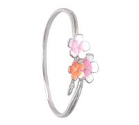 Dasbsug Unique Dizzying Blossom Bangle Retro Fashion Bangle Accessory Comfort Fit 6.5cm Inner Diameter Alloy Craft Wrist Adornment Trendy Unisex Alloy Wristband