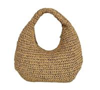 Dasbsug Women's Handmade Top Handle Bags Beach Handbags Raffia Woven Bags Straw Handbag For Casual Or Travel Casual Shopping Bag