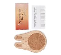 Dasbsug Wood Pin Cushion Sewing Cushion Animal Shape Needle Holder For Sewing Needlework Craft Wood Needle Holder Colorful Butterfly Pin