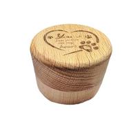 Dasbsug Wooden Pet Keepsakes Memorial Ashes Container Box For And Furs With Natural Carved Words Remembrances Gifting Wood Pet Memorial Box For And Furs