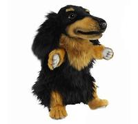 DASCHUND Hansa Realistic Dog Puppet Stuffed Animal Soft Plush Toy Ages 3+ and Up