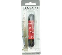 Dasco 75cm Thin Wax Round shoe lace - Black 2mm