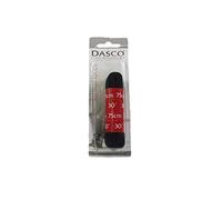 Dasco Flat Lace 75 cm - Flat Perfect For Casual Or Formal Shoes FLAT Black