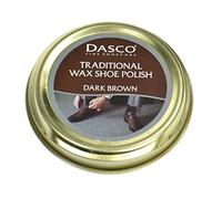 Dasco Wax Shoe Polish - Dark Brown 50 ml | Traditional Wax Polish for Leather Shoes